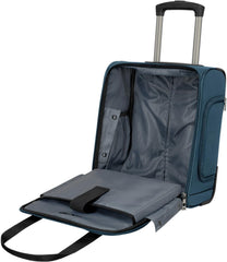WallyBags Stratford Luggage, 16-Inch Under Seat Bag ( Teal , 16-Inch Under Seat Bag ) Teal 16 Inch Under Seat Bag U1
