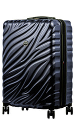 Delsey Alexis Lightweight Luggage, 4-Wheel Spinners Hardshell Suitcase, Expandable with TSA Lock  ( Navy , Checked-Large 29-Inch ) Navy Checked Large 29 Inch U8