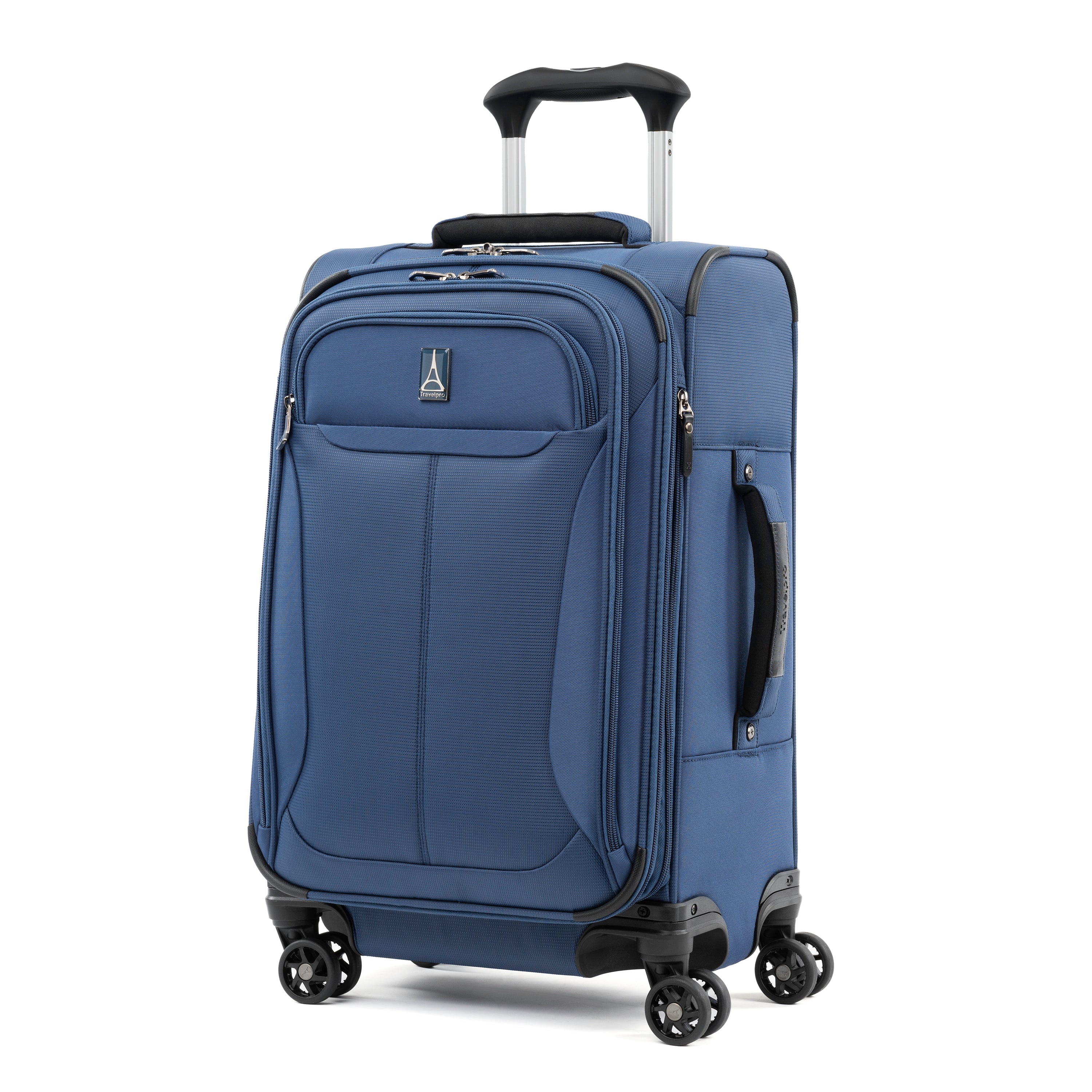 Travelpro Tourlite Softside Expandable Luggage with 4 Spinner Wheels, Lightweight Suitcase, Men and Women ( Blue , 3-Piece Set (21/25/29) ) Blue 3 Piece Set 21 25 29 U1