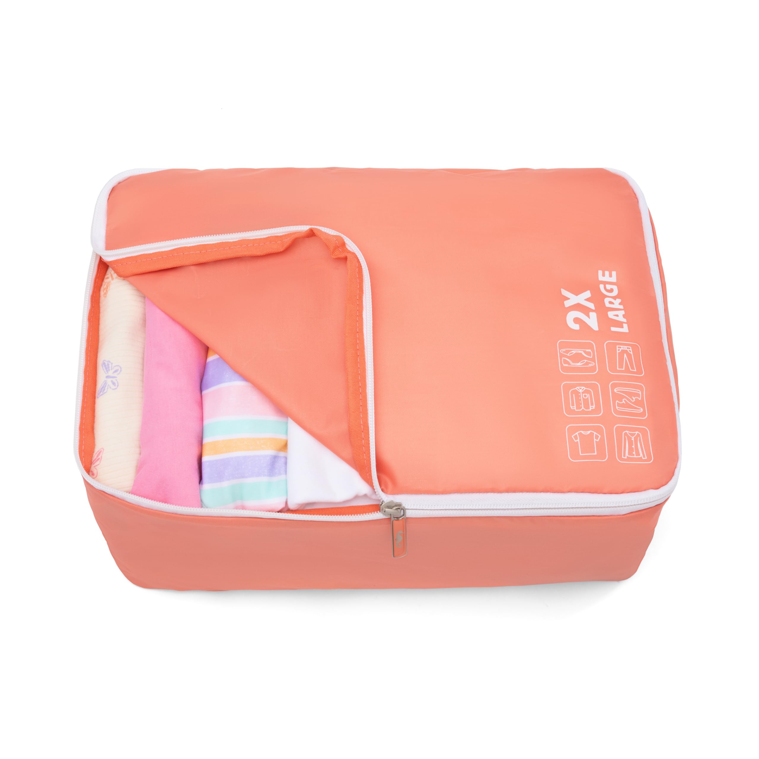 Atlantic 2 Pack Large 2X Deep Washable Packing Cubes U1