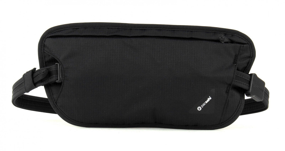 Pacsafe Coversafe X100 Anti-Theft RFID Blocking Waist Wallet ( Black , One Size ) Black One Size U5