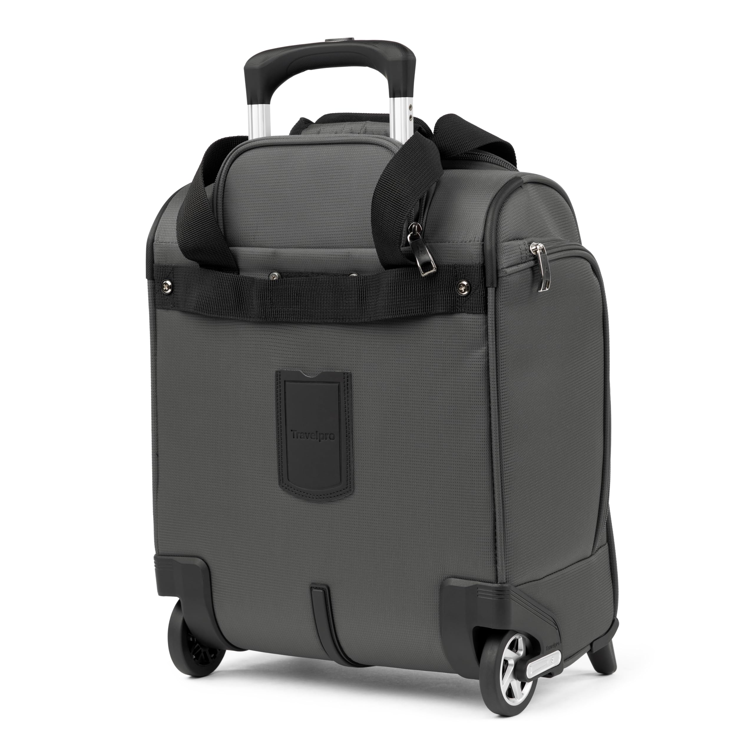 Travelpro Luggage Maxlite 5 Softside Lightweight Rolling Underseat Compact Carry on Upright 2 Wheel Bag, Men and Women ( Shadow Grey , 15-Inch ) Shadow Grey 15 Inch U3