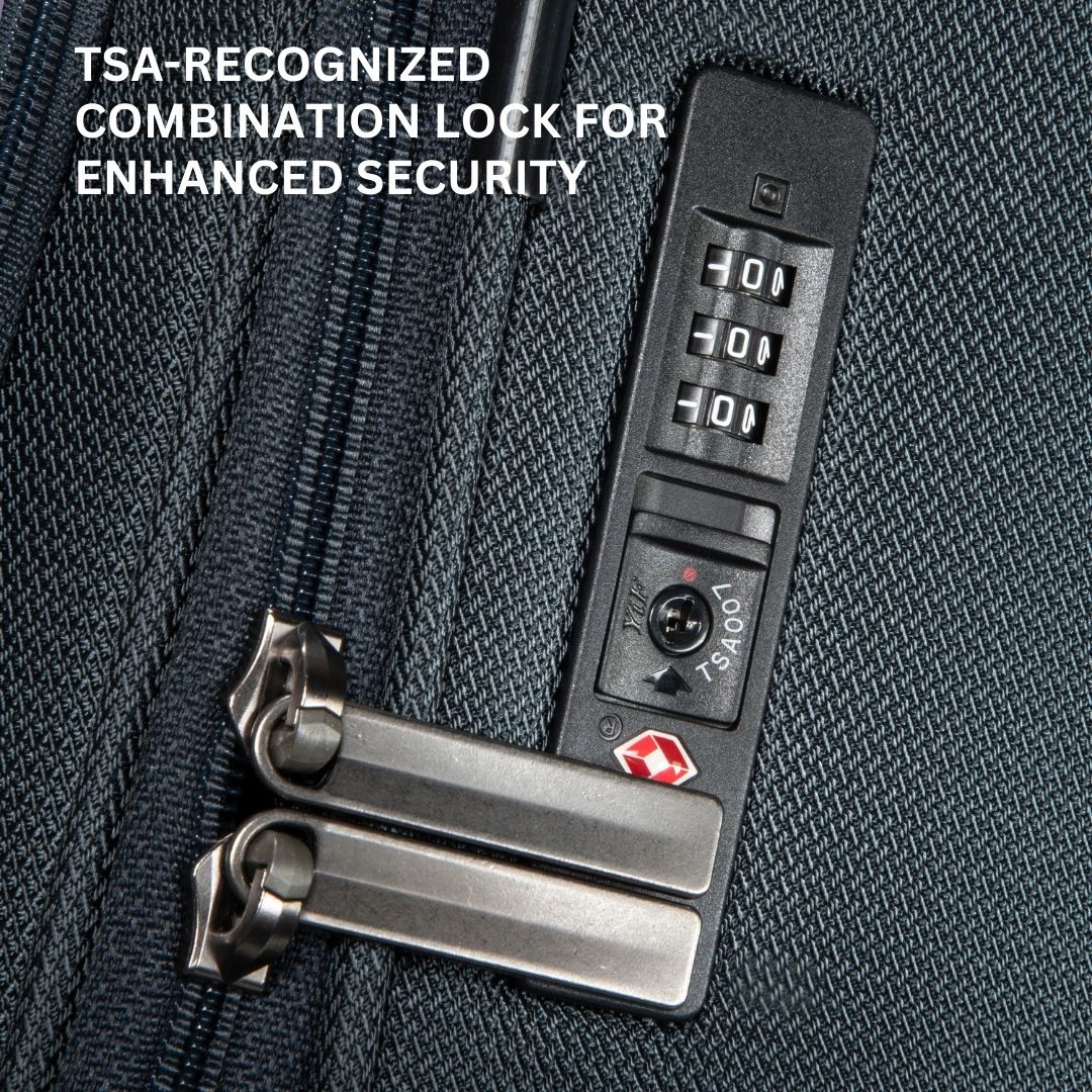 Ricardo Beverly Hills Avalon Softside Luggage Made with Sustainable 100% Recycled PET (rPET), Lightweight, Eco-Friendly Travel, Expandable, Dual Spinner Wheels ( Storm Blue , 20-inch ) Storm Blue 20 Inch U1