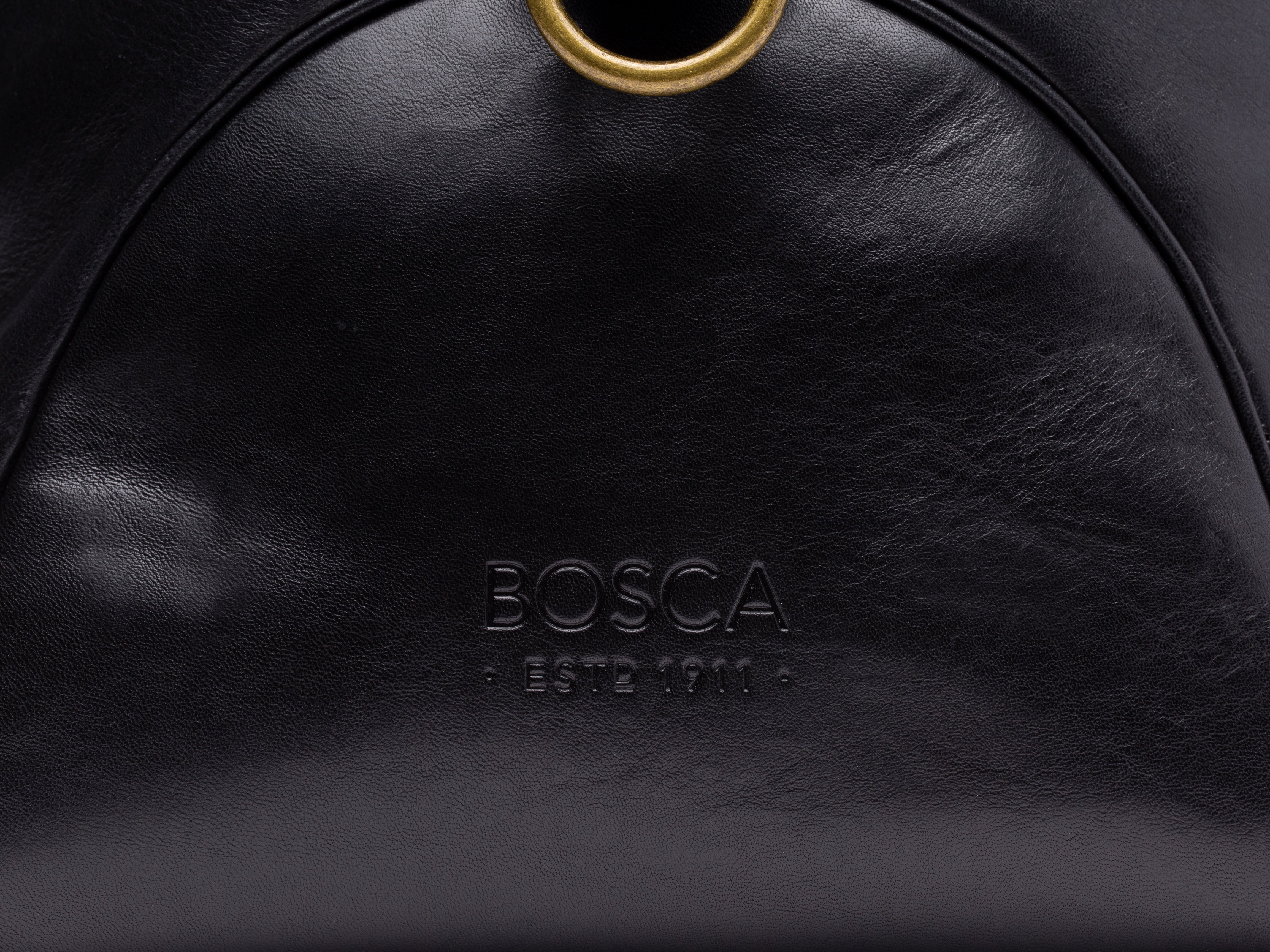 Bosca Men's Dolce Duffle Bag ( Black , One Size ) Black One Size U1