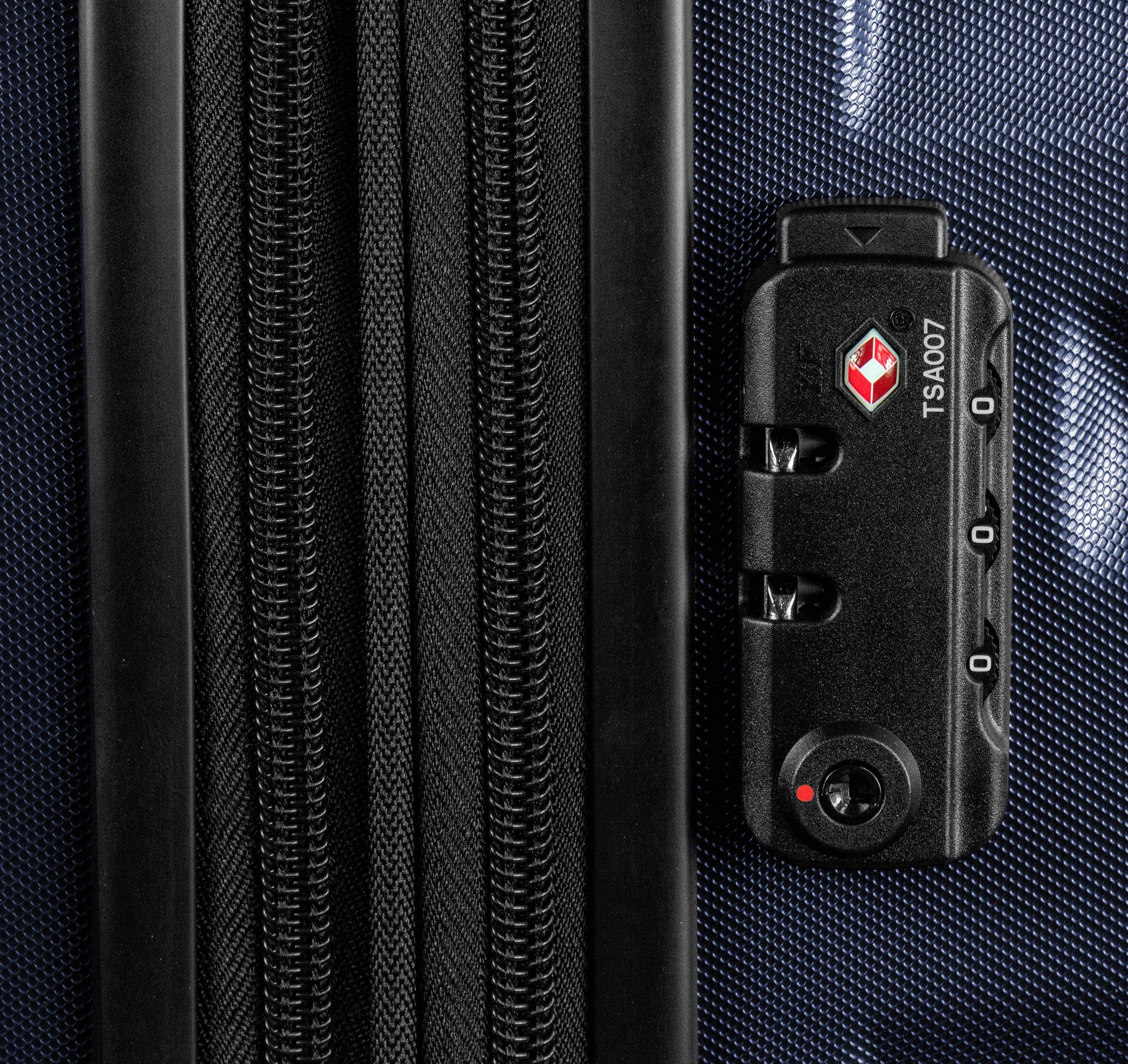 Delsey Alexis Lightweight Luggage, 4-Wheel Spinners Hardshell Suitcase, Expandable with TSA Lock  ( Navy , Carry-On 21-Inch ) Navy Carry On 21 Inch U8