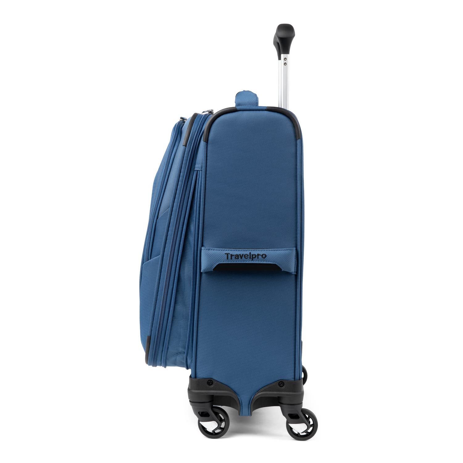 Travelpro Maxlite 5 Softside Expandable Luggage with 4 Spinner Wheels, Lightweight Suitcase, Men and Women Ensign Blue Carry On 19 Inch U6