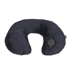 Lewis N. Clark Men's On Air Adjustable and Inflatable Neck Pillow, Blue, One Size U4
