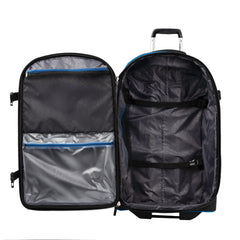 Travelpro Unisex-Adult Bold Softside Expandable Rollaboard Upright Luggage ( Blue/Black , Checked-Large 28-Inch ) Blue/Black Checked Large 28 Inch U2