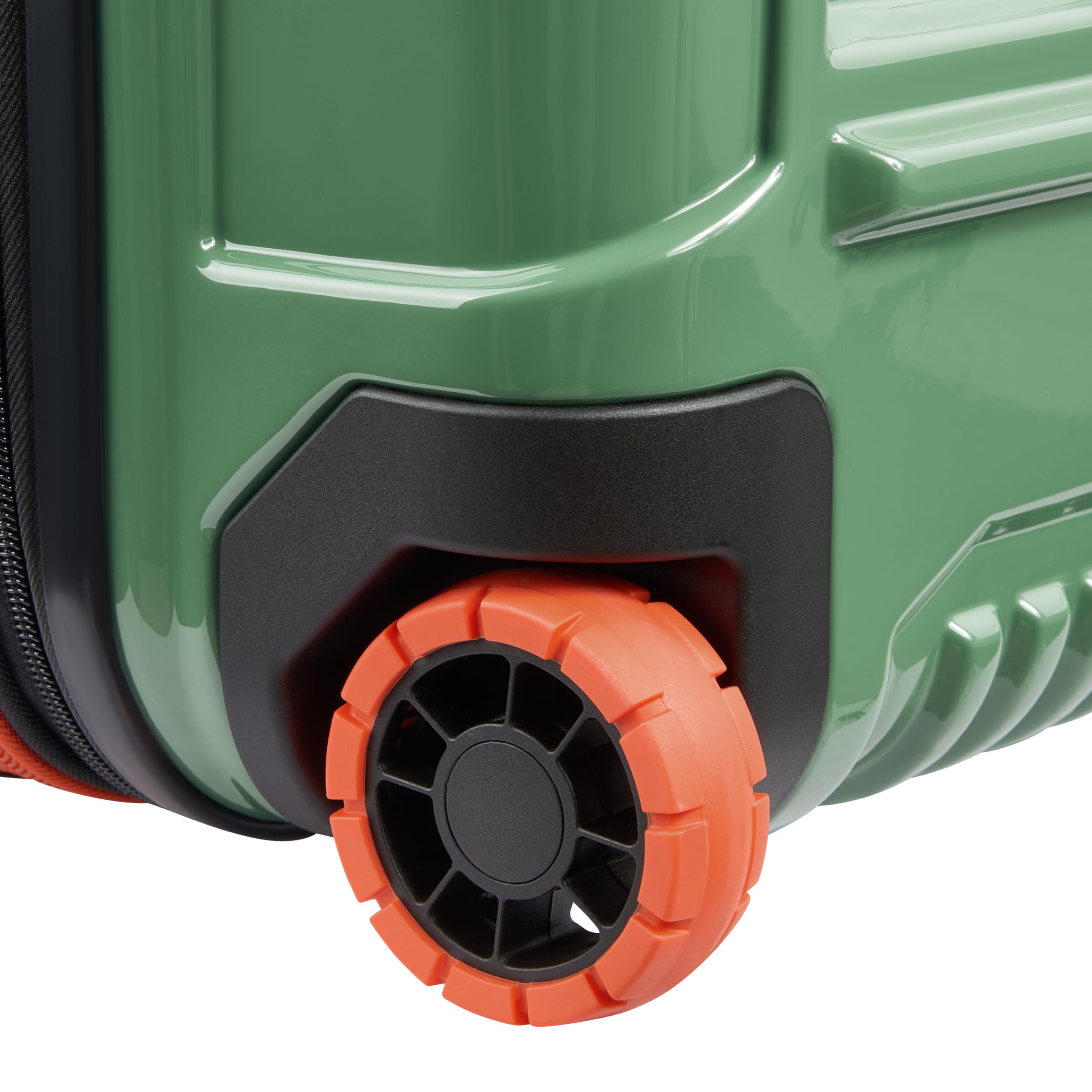 Jeep JH003B Hardside Expandable Luggage with Two Wheels ( Elm Green , Carry-On 21 Inch ) Elm Green Carry On 21 Inch U1