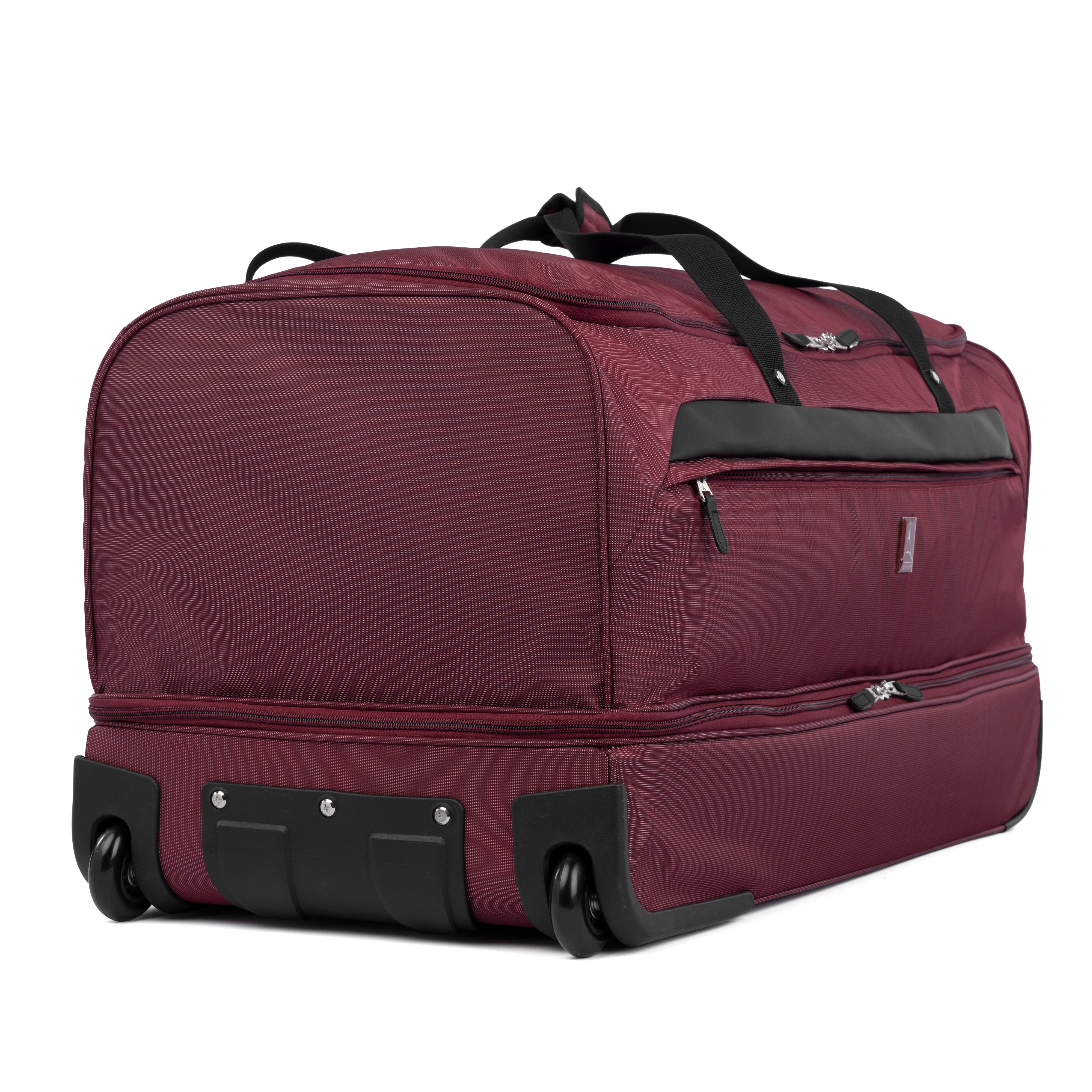 Travelpro Roadtrip 30 Drop-Bottom Rolling Duffel with Packing Cubes ( Burgundy , 30-Inch ) Burgundy 30 Inch U3