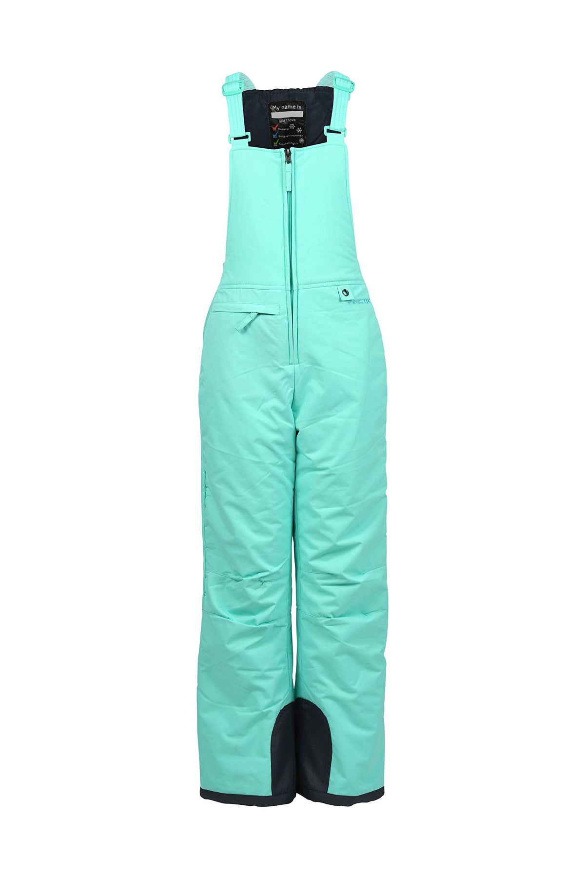 Arctix Kids Insulated Snow Bib Overalls ( Island Azure , Large ) Island Azure Large U1