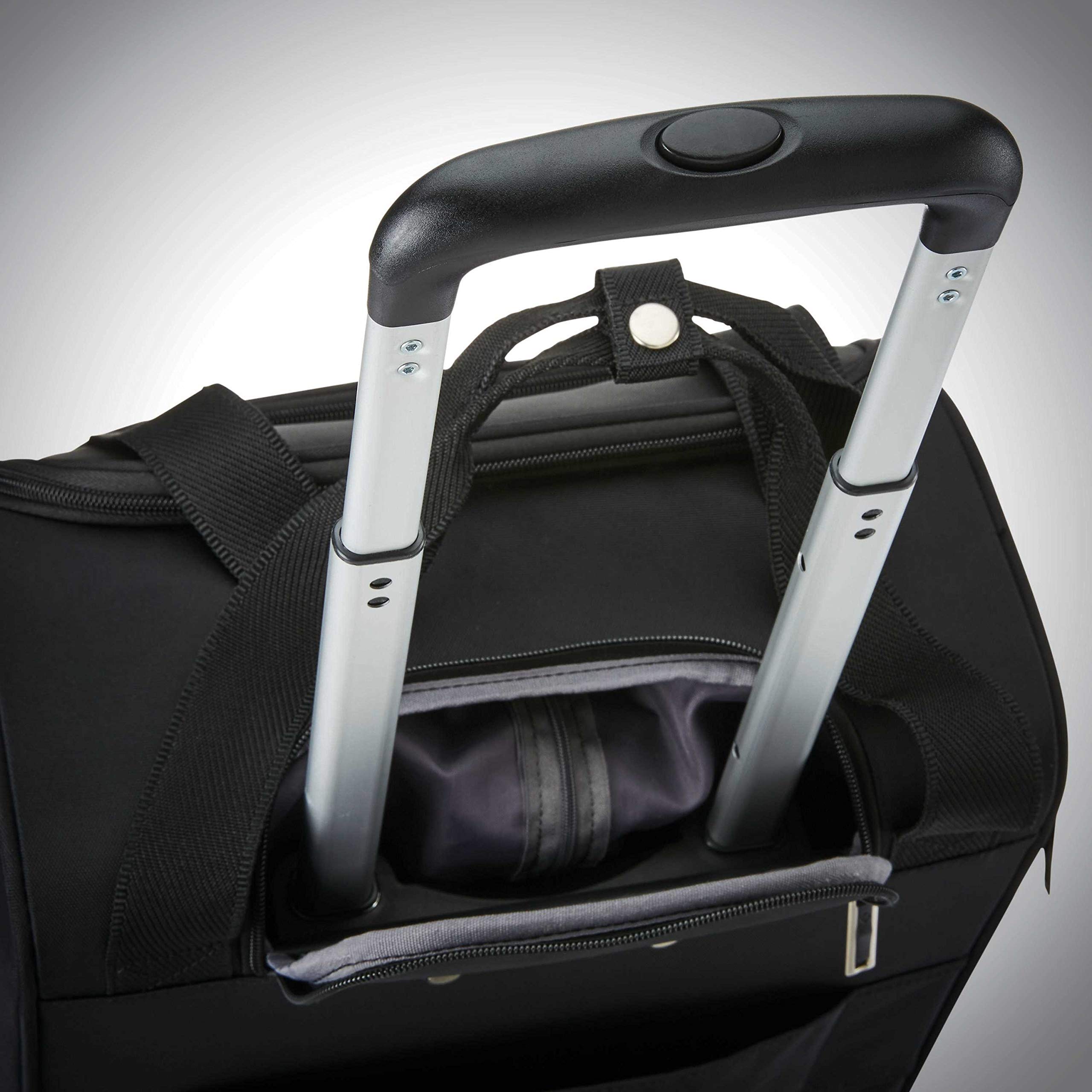 Samsonite Underseat Carry-On Spinner with USB Port ( Jet Black , One Size ) Jet Black One Size U6