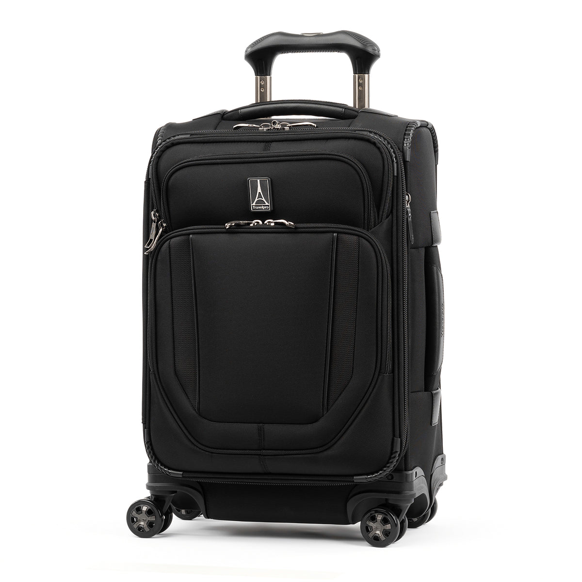 Travelpro Crew Versapack Softside Expandable Spinner Wheel Luggage ( Jet Black , Carry-On 20-Inch ) Jet Black Carry On 20 Inch U9