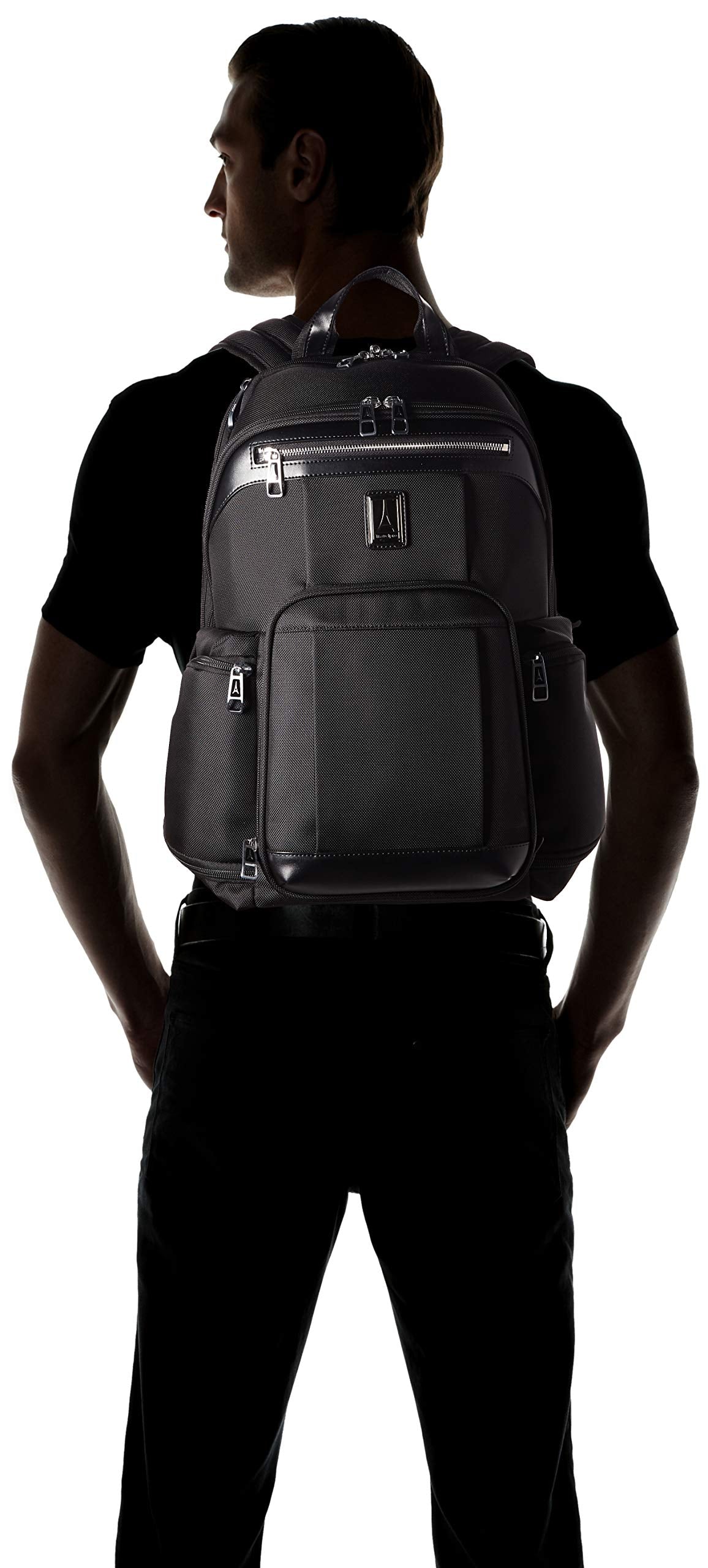 Travelpro Platinum Elite Business Laptop Backpack, Fits up to 17.5 Inch Laptop, Work School Travel, Men and Women ( Shadow Black , 17.5-Inch ) Shadow Black 17 5 Inch U5