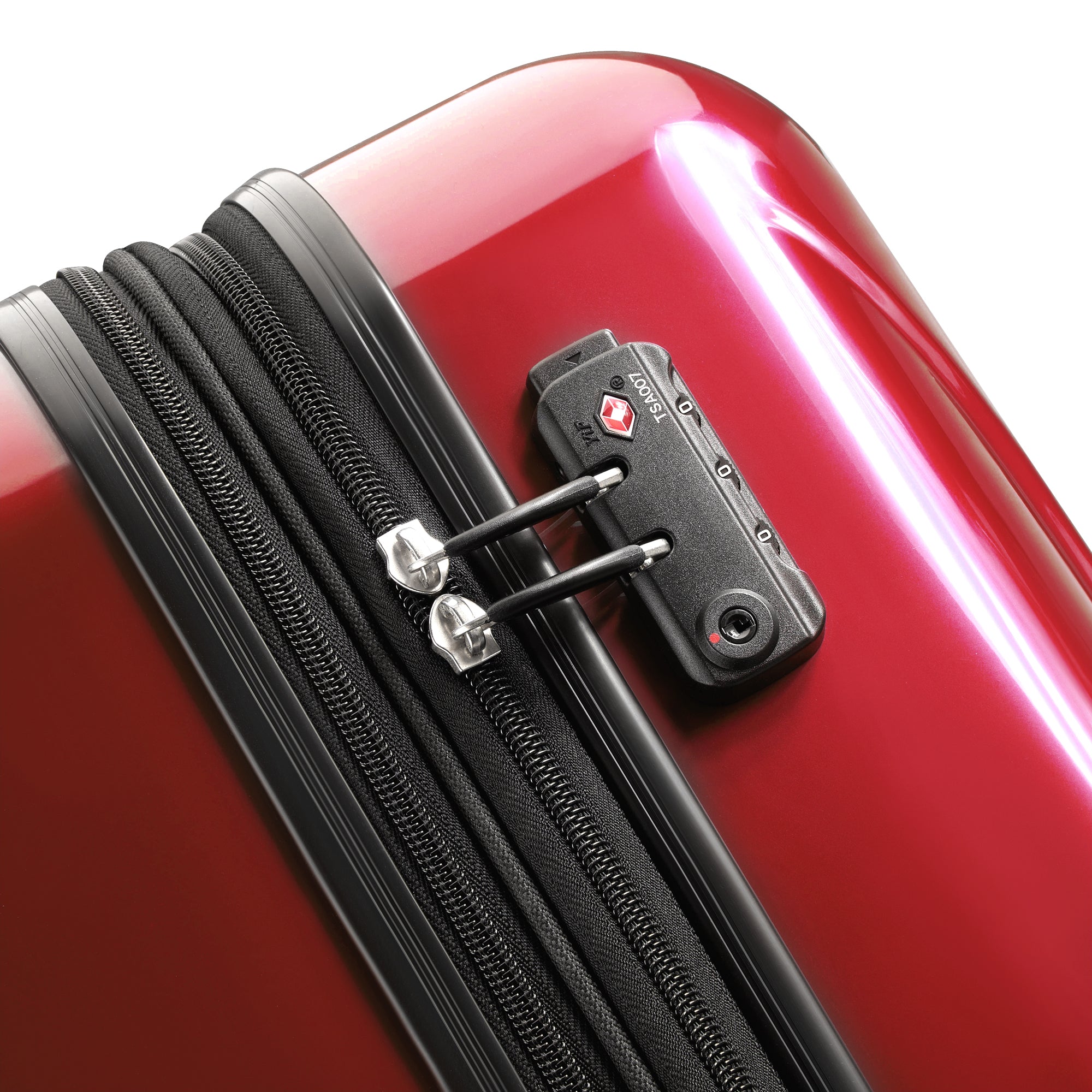 DELSEY Paris Helium Aero Hardside Expandable Luggage with Spinner Wheels ( Brick Red , Checked-Medium 25 Inch ) Brick Red Checked Medium 25 Inch U8