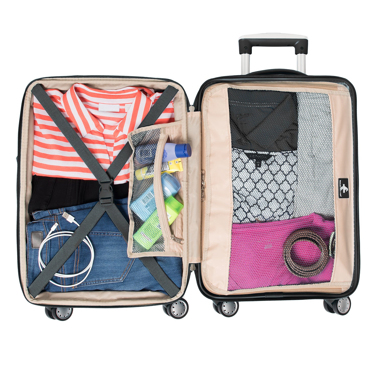 Atlantic Ultra Lite 4 Hardside | 21-Inch Carry-On Expandable Spinner ( Jade Black , One Size ) Jade Black One Size U1