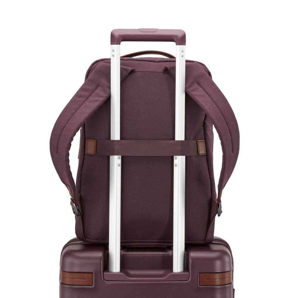 Samsonite Virtuosa Carry-On Travel Backpack with Padded Laptop Sleeve ( Merlot , One Size ) Merlot One Size U4
