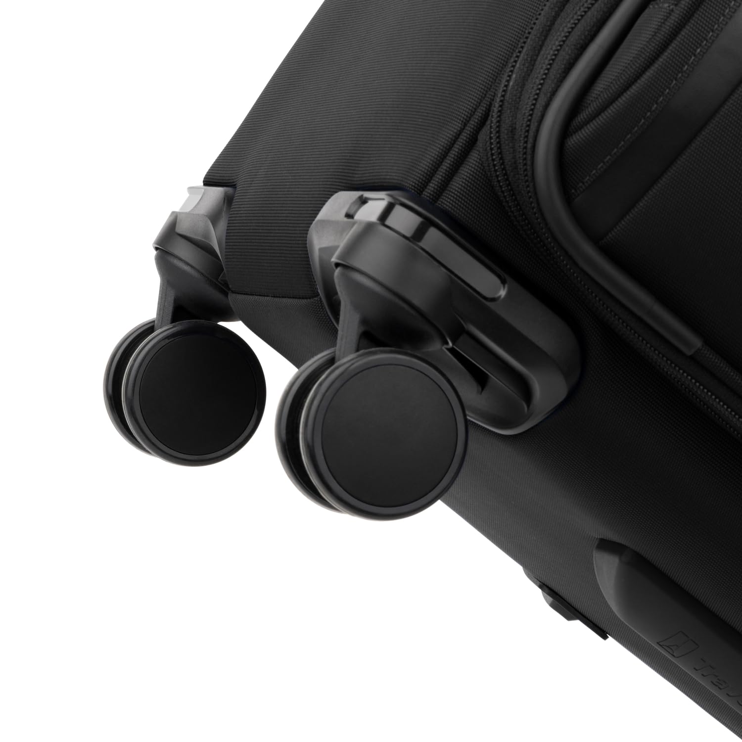 Travelpro Versapack + Lightweight Softside Expandable Checked Luggage, 8 Spinner Suitcase, TSA Lock, Men and Women ( Black , Checked Large 29-Inch ) Black Checked Large 29 Inch U1