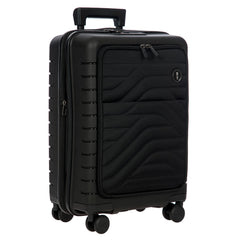 Bric's B|Y Ulisse 21" Expandable Spinner w/Pocket ( Black , One Size ) Black One Size U1