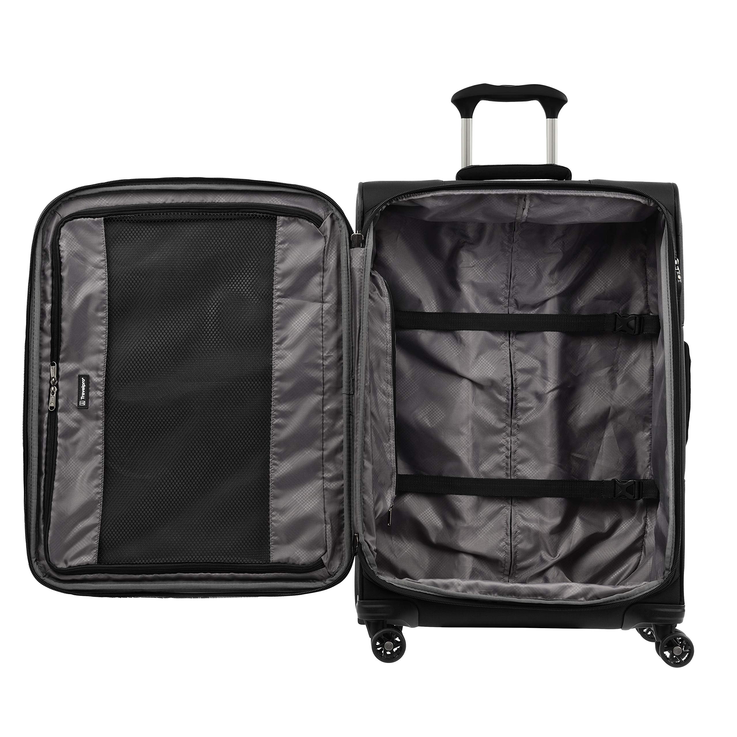 Travelpro Tourlite Softside Expandable Luggage with 4 Spinner Wheels, Lightweight Suitcase, Men and Women U5