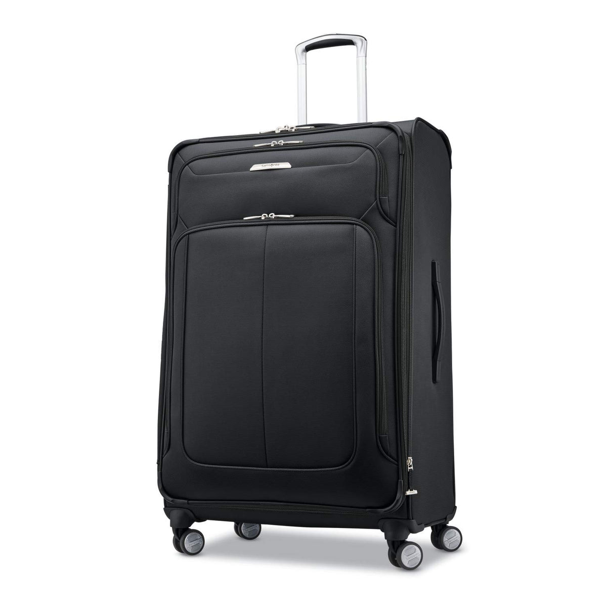 Samsonite SoLyte DLX 29-Inch Expandable Spinner ( Midnight Black , Checked-Large 29-Inch ) Midnight Black Checked Large 29 Inch U1