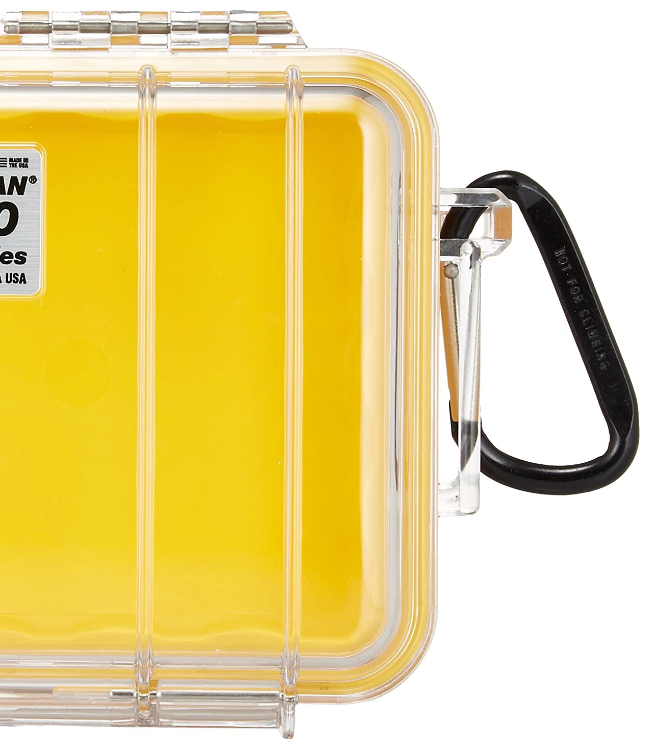 Pelican 1040 Micro Case - for iPhone, Cell Phone, GoPro, Camera, and More ( Yellow/Clear , 1040 ) Yellow/Clear 1040 U2