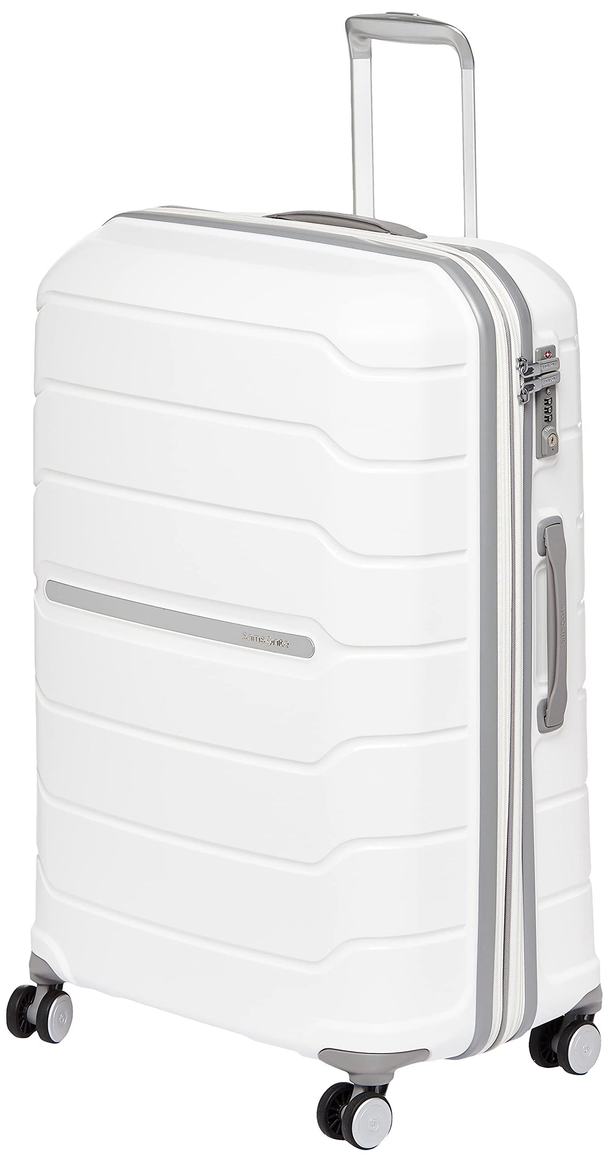 Samsonite Freeform Hardside 28-Inch Spinner White Checked Large 28 Inch U6