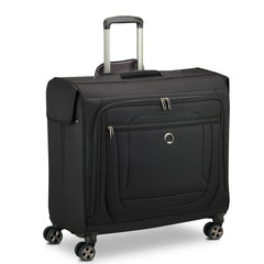 DELSEY Paris Helium DLX Carryon Garment Bag with Spinner Wheels ( Black , 24 Inch ) Black 24 Inch U9