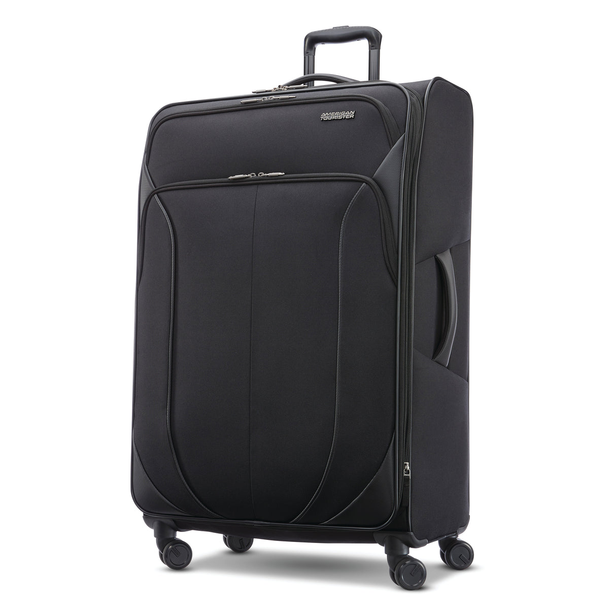 American Tourister 4 KIX 2.0 Softside Spinner Luggage Collection ( Black , 28 SPINNER ) Black 28 SPINNER U1