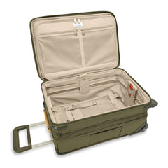 Briggs & Riley Baseline Essential 2-Wheel Carry-On ( Olive , One Size ) Olive One Size U1