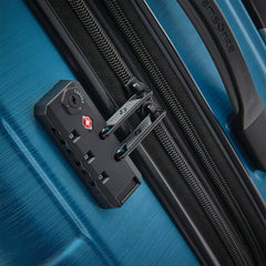 Samsonite Centric 2 Expandable Hardside Luggage Set with Dual Spinner Wheels ( Caribbean Blue , Checked-Large 28-Inch ) Caribbean Blue Checked Large 28 Inch U5