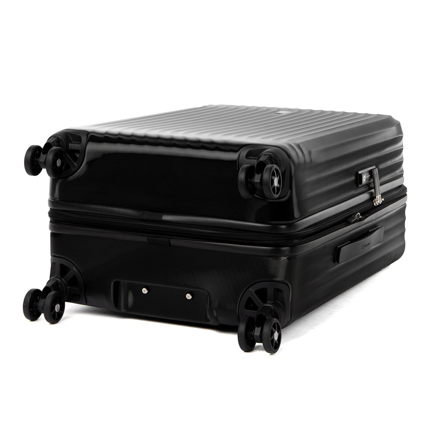 Travelpro Maxlite Air Hardside Expandable Luggage, 8 Spinner Wheels, Lightweight Hard Shell Polycarbonate Black Checked Medium 25 Inch U4