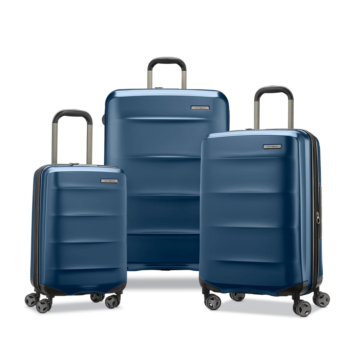 Samsonite Octiv Hardside Spinner ( Blue Denim , 3-Piece Set (20/24/28) ) Blue Denim 3 Piece Set 20 24 28 U1