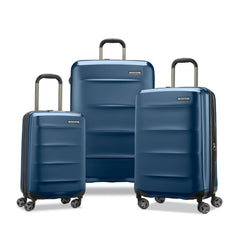 Samsonite Octiv Hardside Spinner ( Blue Denim , 3-Piece Set (20/24/28) ) Blue Denim 3 Piece Set 20 24 28 U1