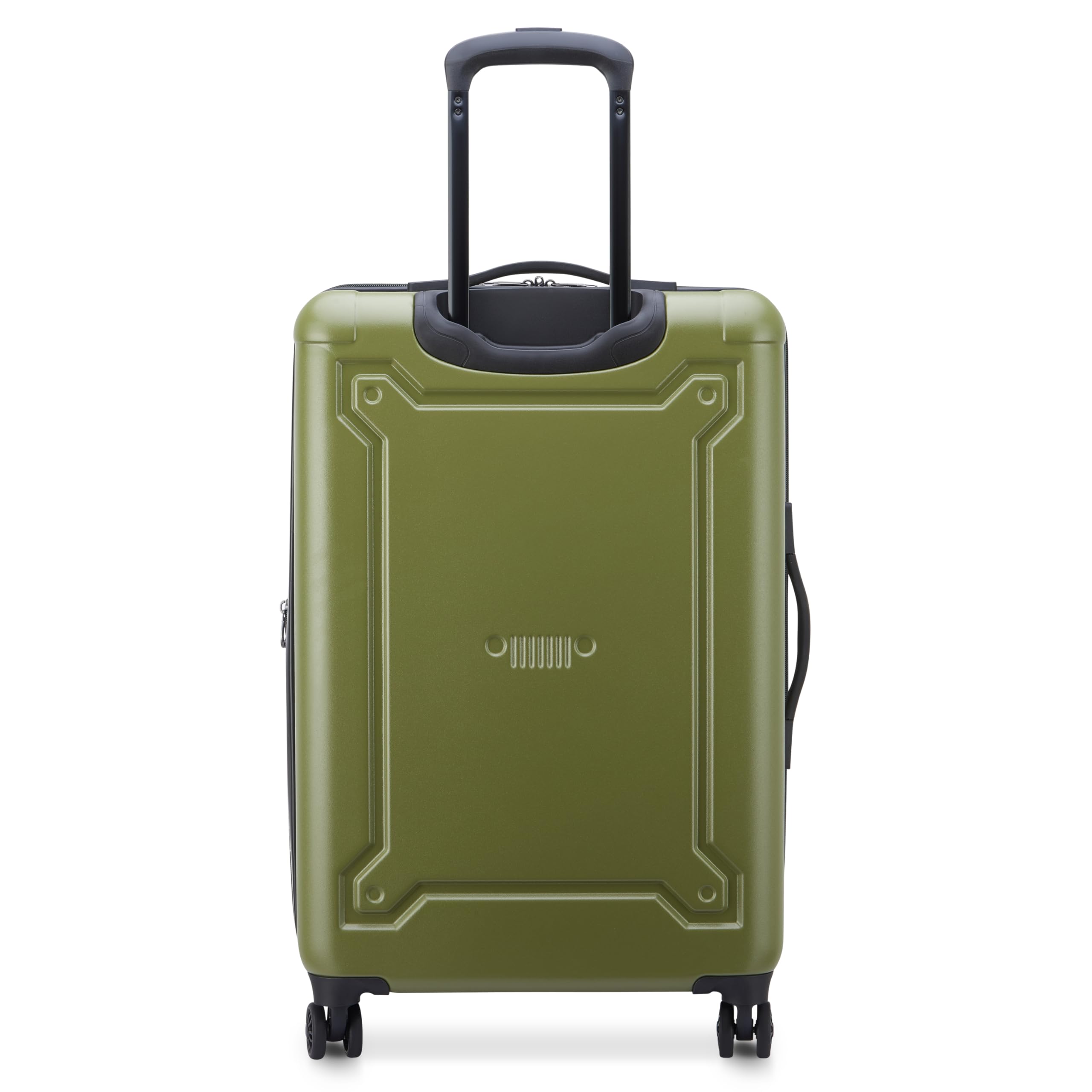 Jeep JH004C Hardside Expandable Luggage with Spinner Wheels ( Avocado , Checked-Medium 24 Inch ) Avocado Checked Medium 24 Inch U2