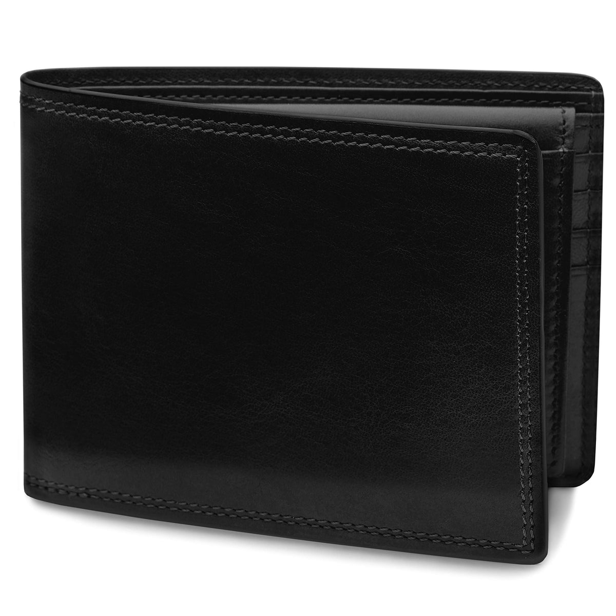 Bosca Men's Wallet, Dolce Leather Credit Wallet with I.D. Passcase ( Black , One Size ) Black One Size U5