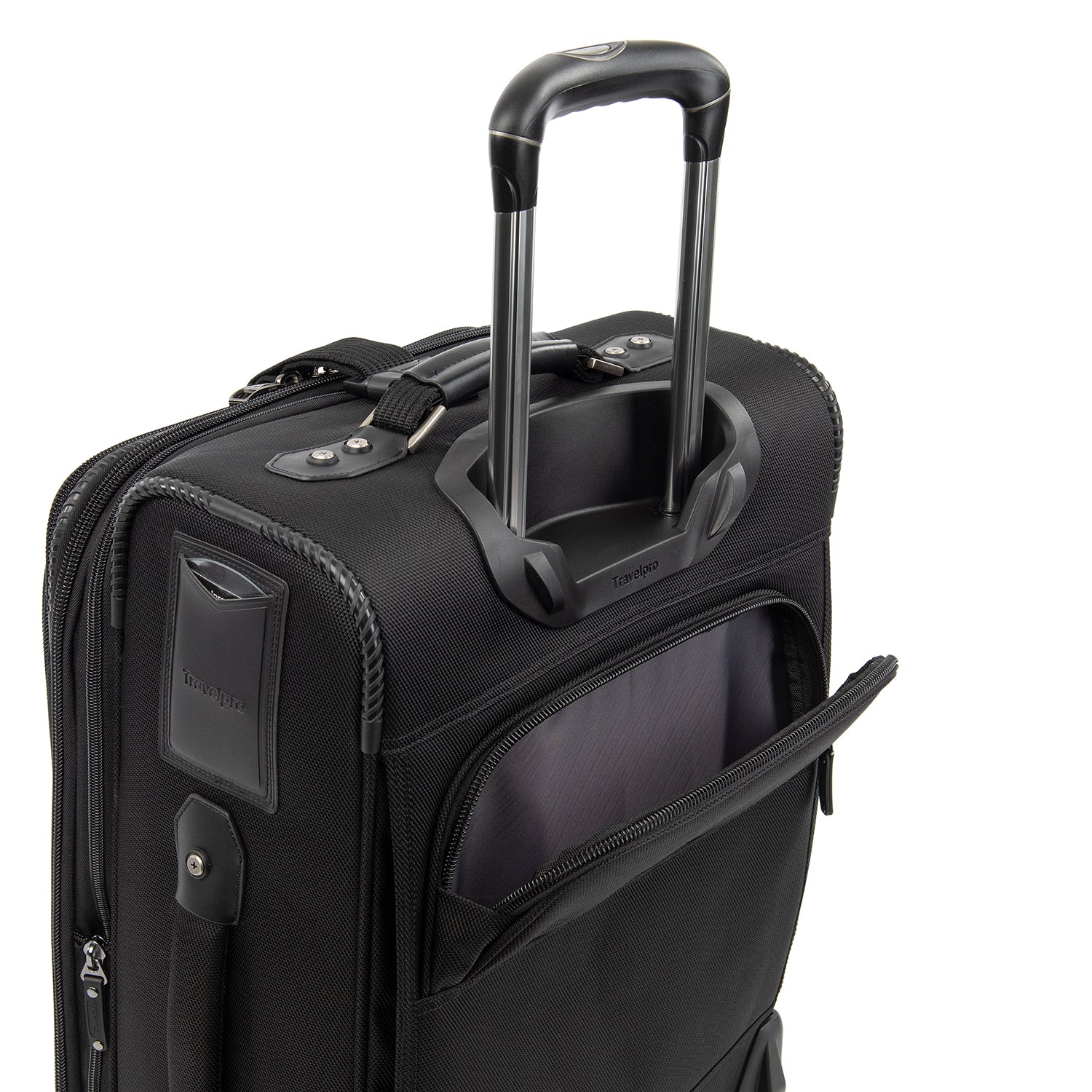 Travelpro Crew Expert Max Carry-on Expandable Rollaboard Jet Black One Size U1