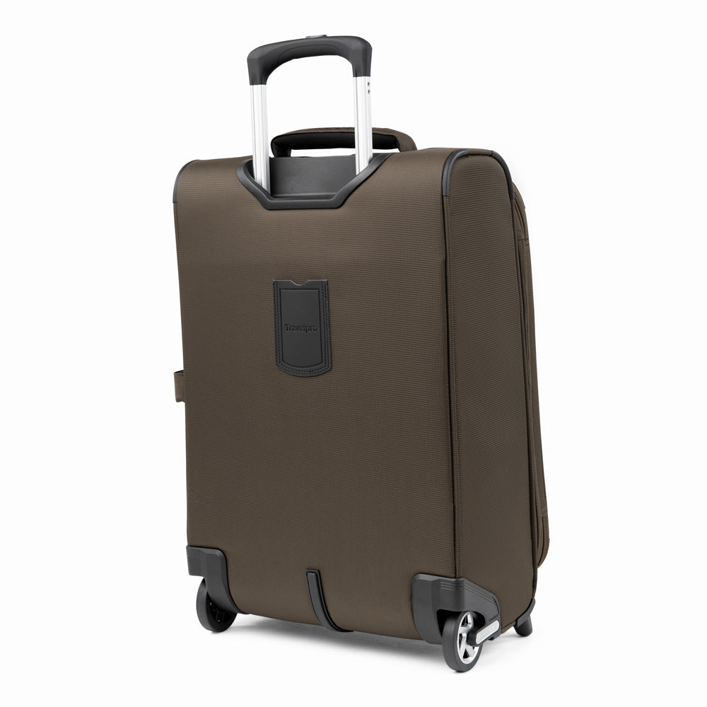 Travelpro Maxlite 5 Softside Expandable Upright 2 Wheel Luggage, Lightweight Suitcase, Men and Women Mocha Carry On 22 Inch U14