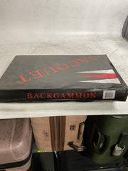 18" Recreational Velvet Backgammon Board Game Case, Burgundy Burgundy 18" U1