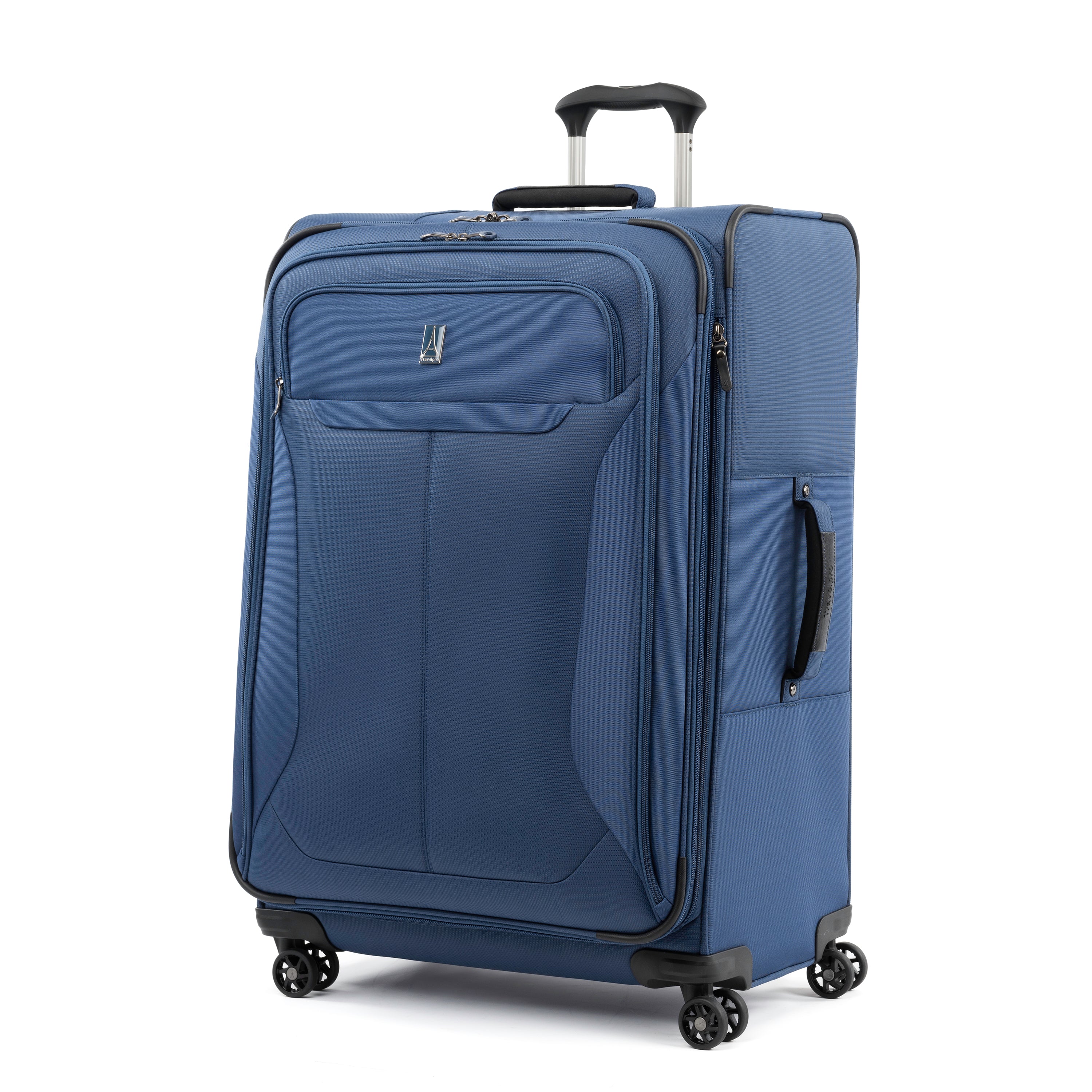 Travelpro Tourlite Softside Expandable Luggage with 4 Spinner Wheels, Lightweight Suitcase, Men and Women ( Blue , 3-Piece Set (21/25/29) ) Blue 3 Piece Set 21 25 29 U1