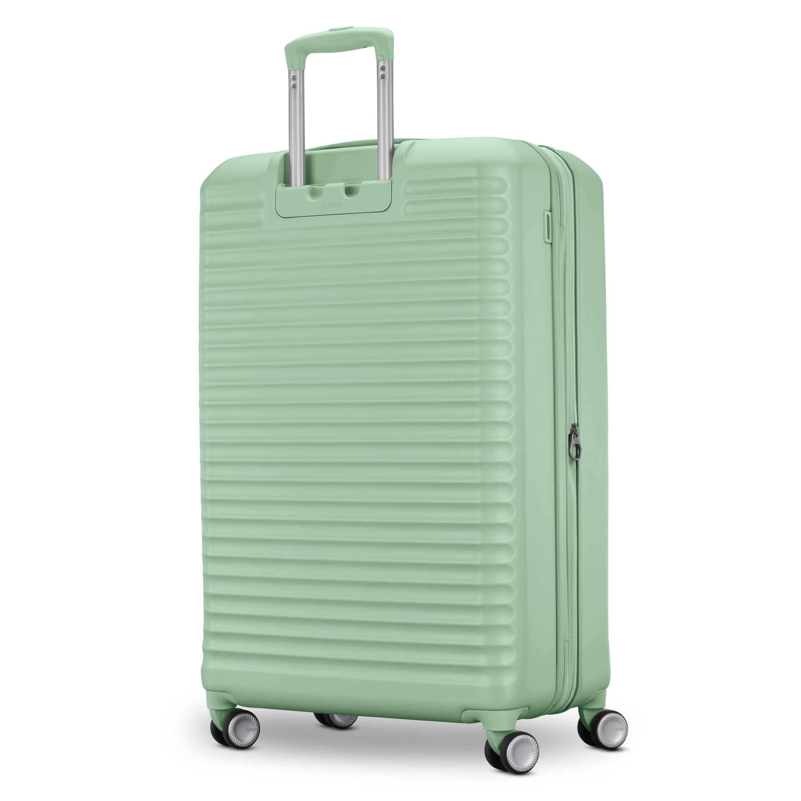 American Tourister Stratum 3.0, Airline Approved, Durable Hardside Luggage, Expands 1.5", RightHeight Adjustable Handle ( Surreal Green , Large - Checked ) Surreal Green Large Checked U1