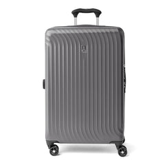 Travelpro Maxlite Air Hardside Expandable Luggage, 8 Spinner Wheels, Lightweight Hard Shell Polycarbonate Shadow Grey Checked Medium 25 Inch U7