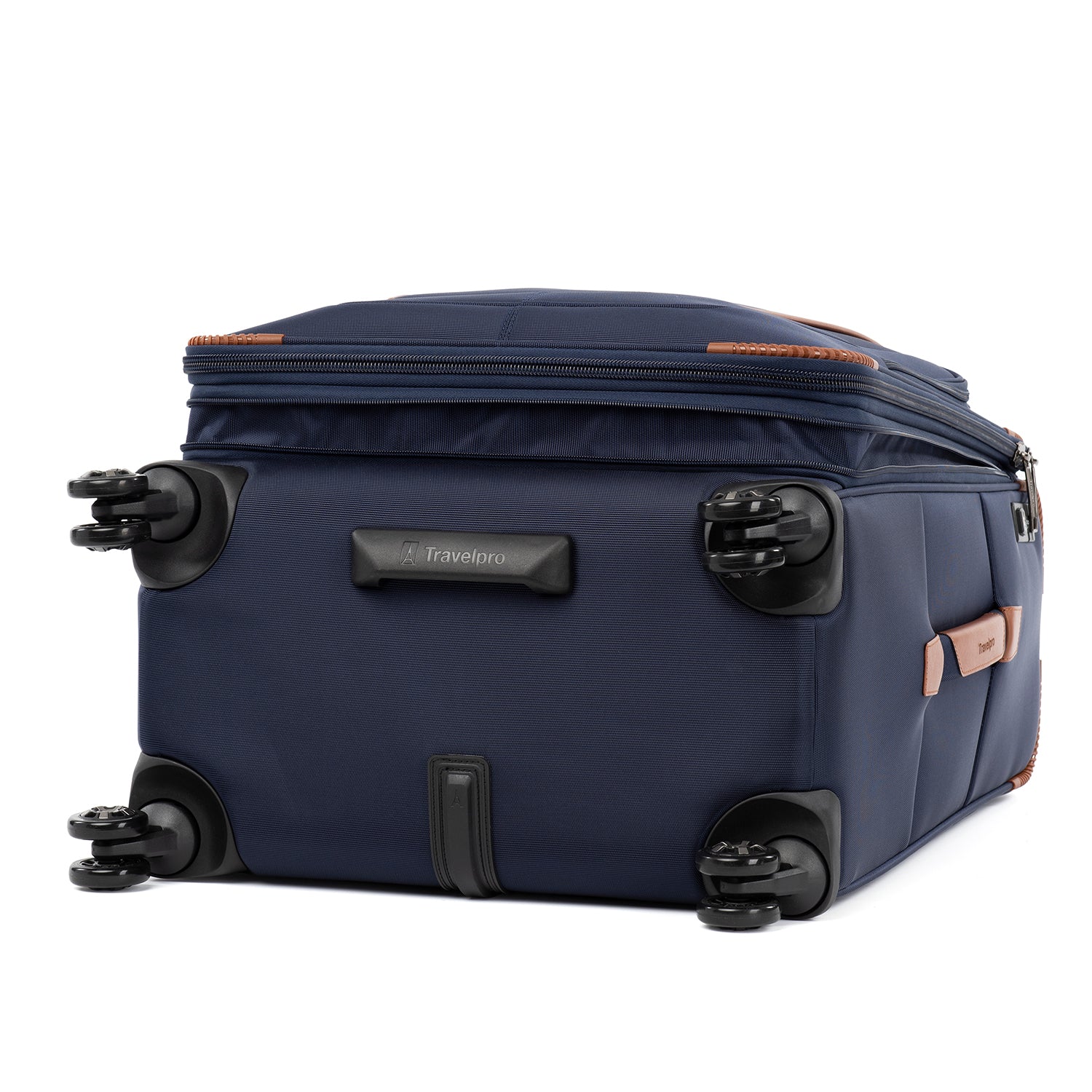 Travelpro Crew Versapack Softside Expandable Spinner Wheel Luggage ( Patriot Blue , Checked-Medium 25-Inch ) Patriot Blue Checked Medium 25 Inch U3