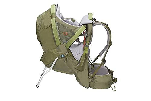 Kelty Journey PerfectFIT ELITE Child Carrier for Infants and Toddlers, Zippered Pockets Galore, 26L, Waistbelt, Aluminum Frame, Integrated Sunshade Insignia Blue One Size U1