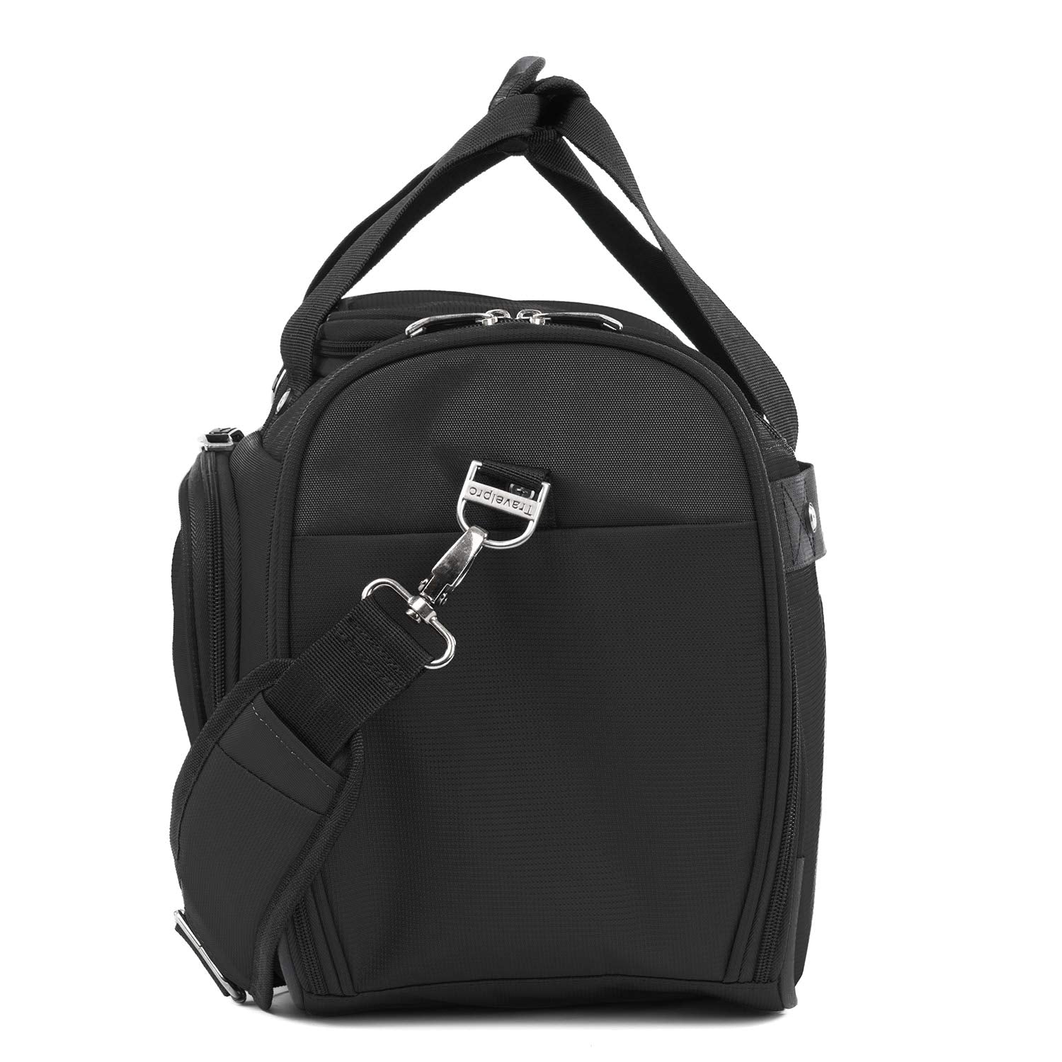 Travelpro Maxlite 5 Softside Lightweight Underseat Carry-On Travel Tote, Overnight Weekender Bag, Men and Women Black 18 Inch U12