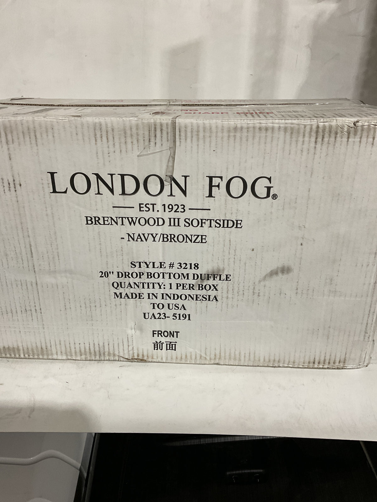 Brentwood III 20" Drop Bottom Duffel by London Fog Olive, Bronze 20 inches U1