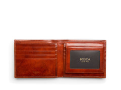 Bosca Men's Old Leather Collection - Credit Wallet w/ I.D. Passcase ( Cognac , One Size ) Cognac One Size U2
