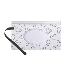 Disney Baby by J.L. Childress Reusable Wet Wipes Case 2-Pack, Refillable Wipes Holder, Portable for Travel, Includes Wrist Strap   U1