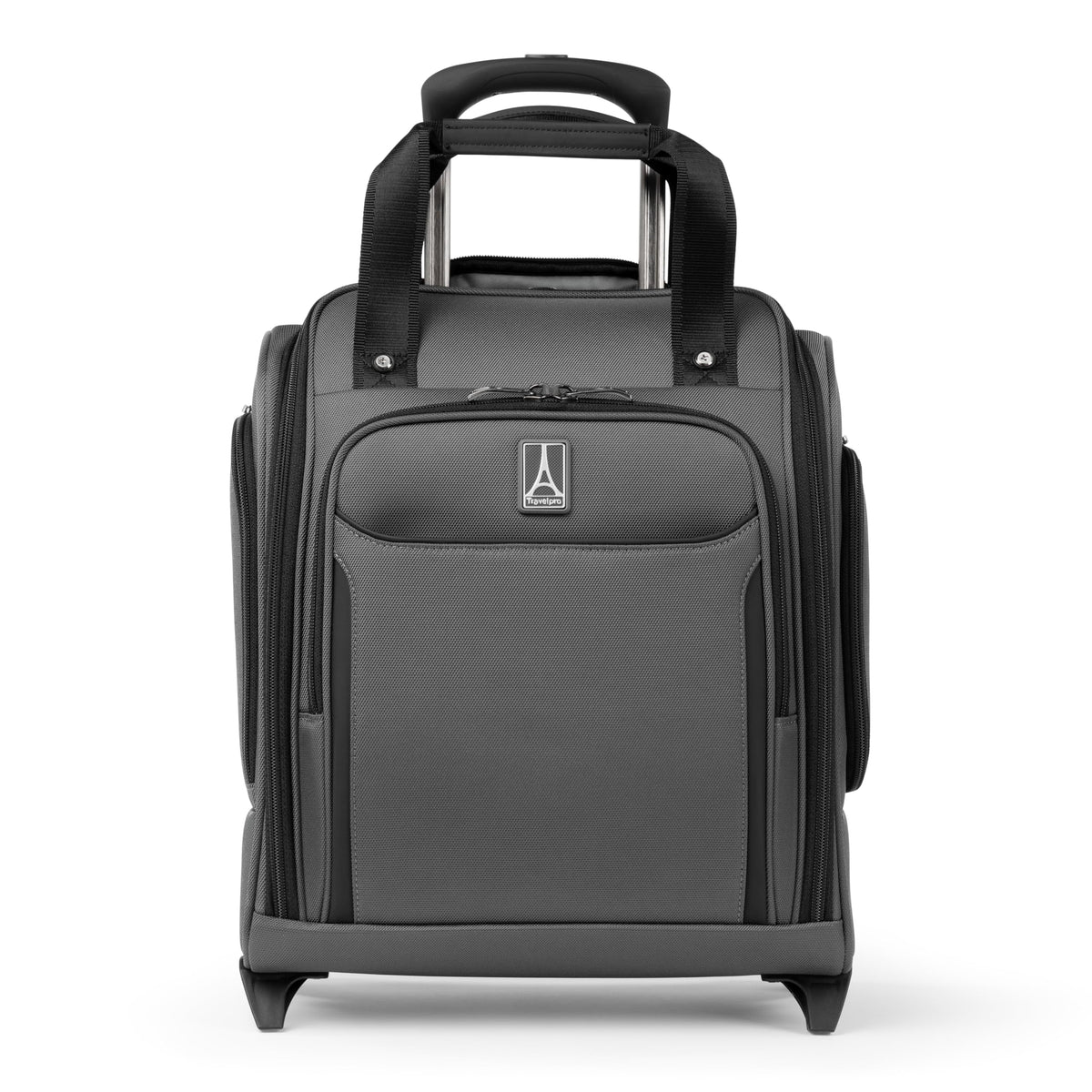 Travelpro Crew Classic Lightweight Softside Luggage, Rolling Underseat Carry on Bag, 14" Laptop or Tablet Sleeve, Men and Women, 17-Inch ( Titanium Grey , 17-Inch ) Titanium Grey 17 Inch U2