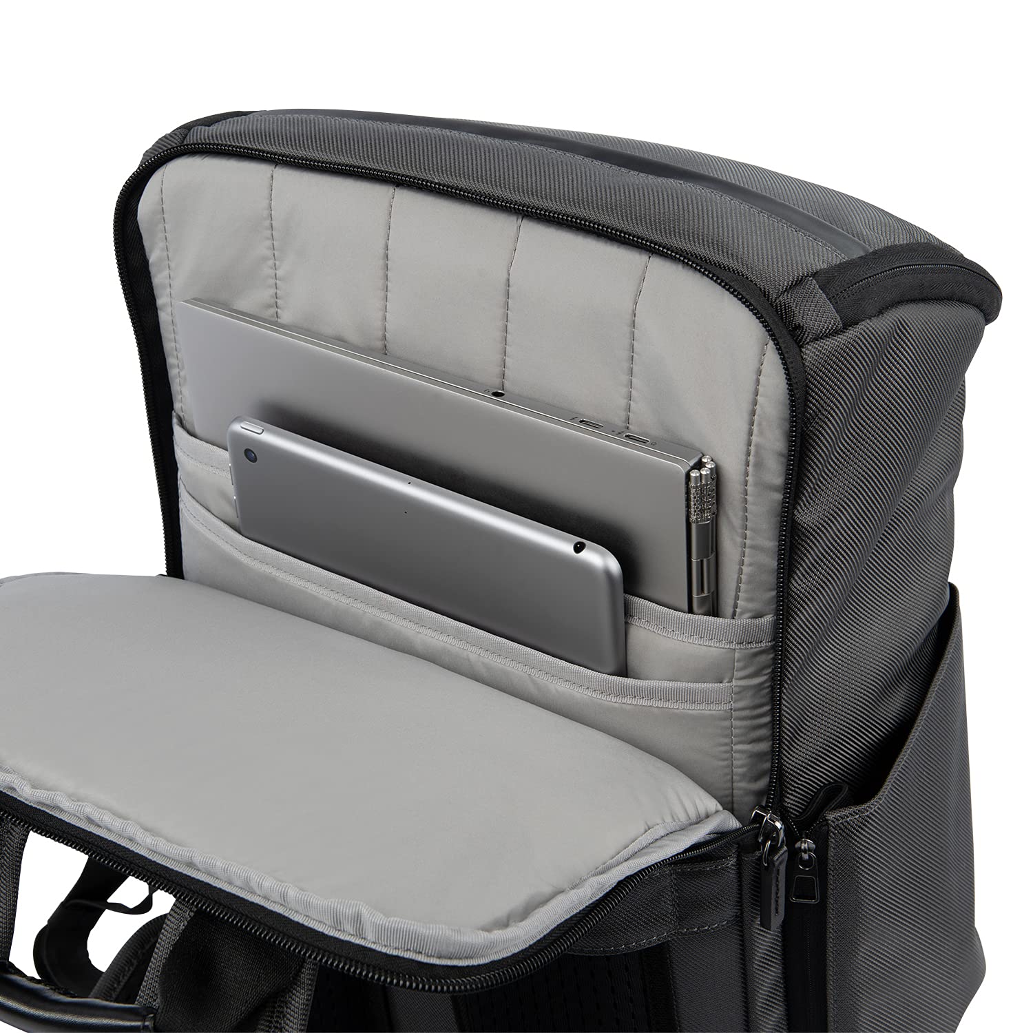 Travelpro Crew Executive Choice 3 Large Backpack Fits Up to 15.6 Laptops and Tablets, USB a and C Ports, Men and Women ( Titanium Grey , Medium ) Titanium Grey Medium U5